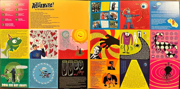 The Aquabats! - Vs. The Floating Eye Of Death! And Other Amazing Adventures - Vol. 1 (2 пластинки, Кровавые брызги, Розовый, Альбом, Лимитированое, Переиздание) - фото №4