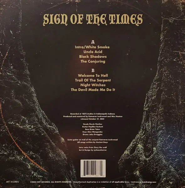 Ancient Days - Sign Of The Times (Неон, Зелёный, Прозрачный, Лимитированое) - фото №2