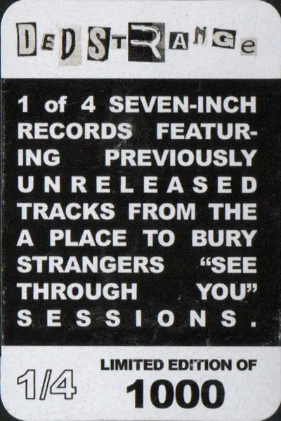 A Place To Bury Strangers - Change Your God / It Is Time (White, Single) - фото №7