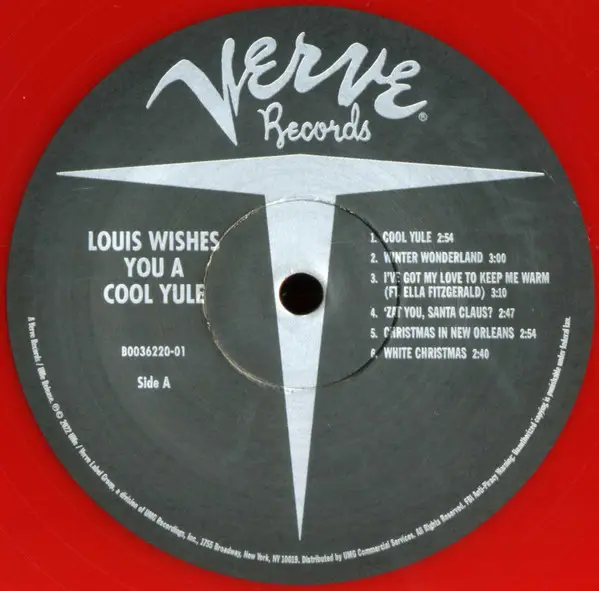 Louis Armstrong - Louis Wishes You A Cool Yule (Красный, Сборник) - фото №3