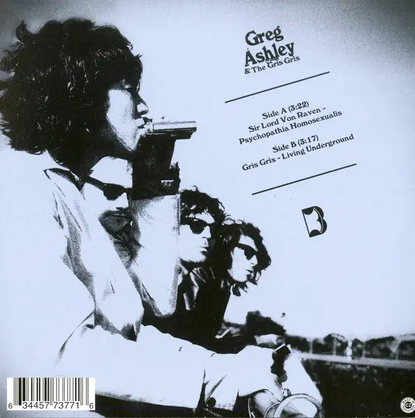 Greg Ashley & The Gris Gris - Living Underground (45 об/хв) - фото №2