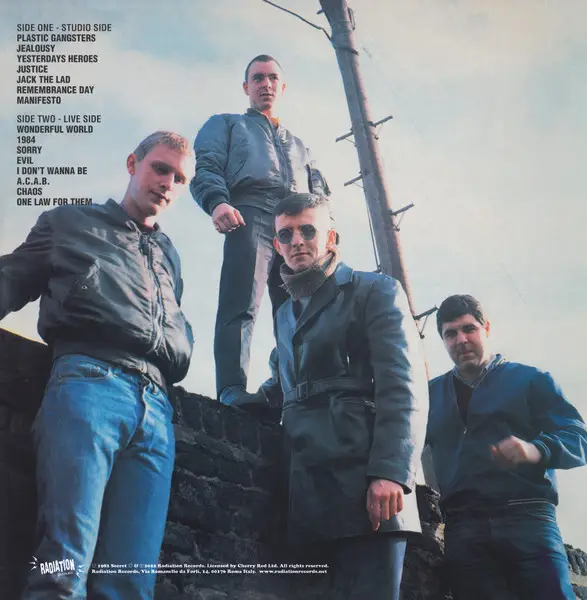 4 Skins - The Good, The Bad & The 4 Skins (Yellow, LP, Album, Reissue) - фото №2