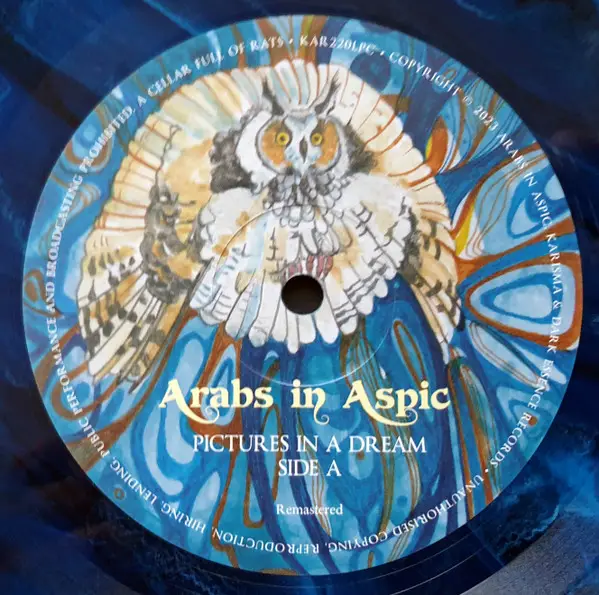 Arabs In Aspic - Pictures In A Dream (Ремикс, 180 грамм, Синий, Чёрный, Альбом, Переиздание, Ремастеринг) - фото №6