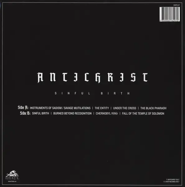 Antichrist - Sinful Birth (Альбом) - фото №2