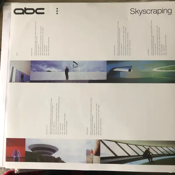 ABC - Skyscraping (White, Blue, Marble, 180g, LP, Numbered, Reissue, Stereo) - фото №3