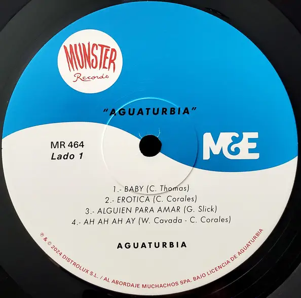 Aguaturbia - Aguaturbia (LP, Album, Reissue, Remastered, Stereo) - фото №4