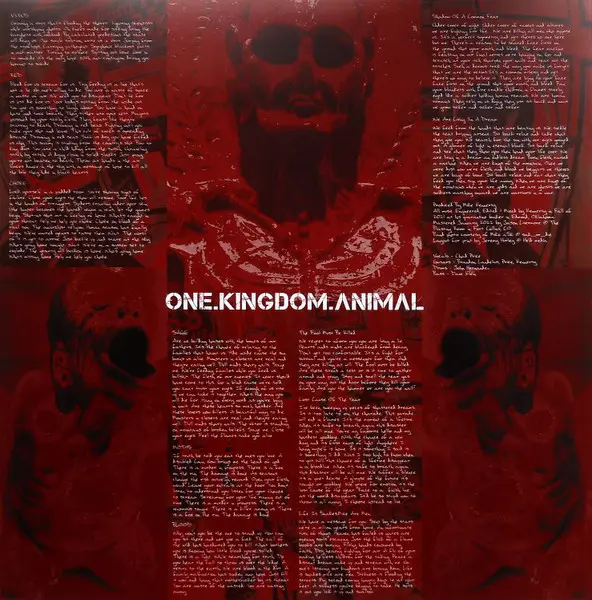 A Vulture Wake - One.Kingdom.Animal (Red, White, LP, Compilation) - фото №4