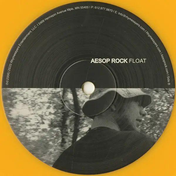 Aesop Rock - Float (2 пластинки, Yellow, LP, Album, Reissue) - фото №4