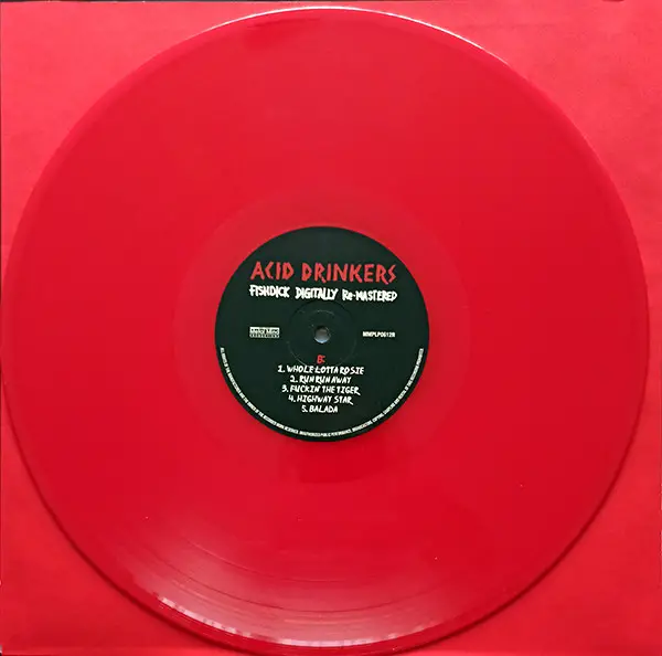 Acid Drinkers - Fishdick (Red, LP, Album, Reissue, Stereo) - фото №3
