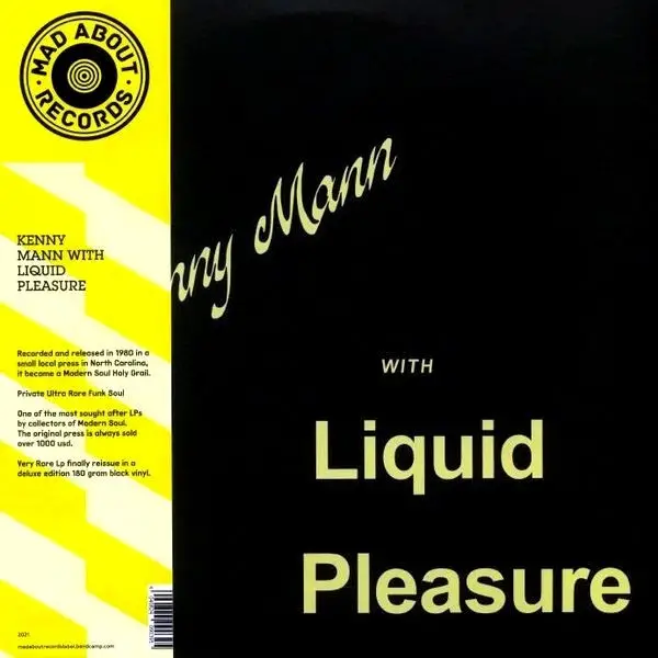 Kenny Mann & Liquid Pleasure - Kenny Mann With Liquid Pleasure (180g, LP, Album, Numbered, Reissue, Stereo)