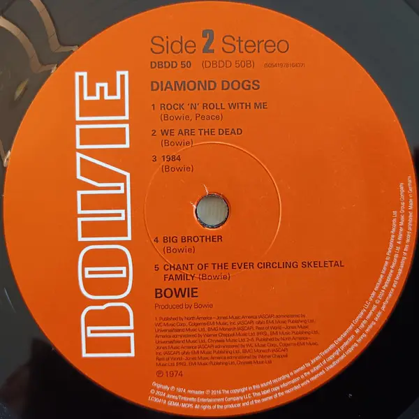 David Bowie - Diamond Dogs (180g, Gatefold, Edition, LP, Album, Reissue, Remastered, Stereo) - фото №8