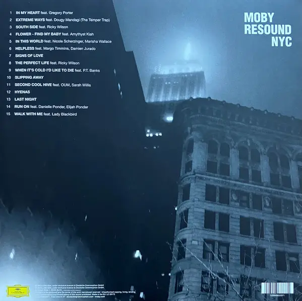 Moby - Resound NYC (2 пластинки, Альбом) - фото №2