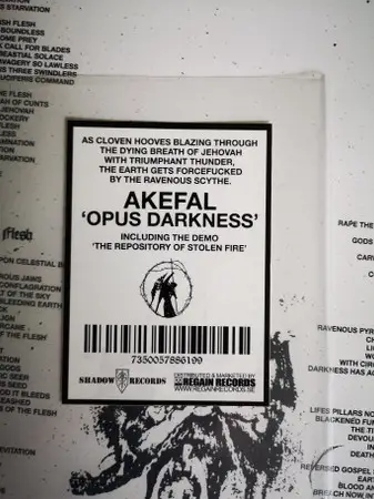 Akefal - Opus Darkness (45 об/хв, EP, Лимітоване) - фото №5