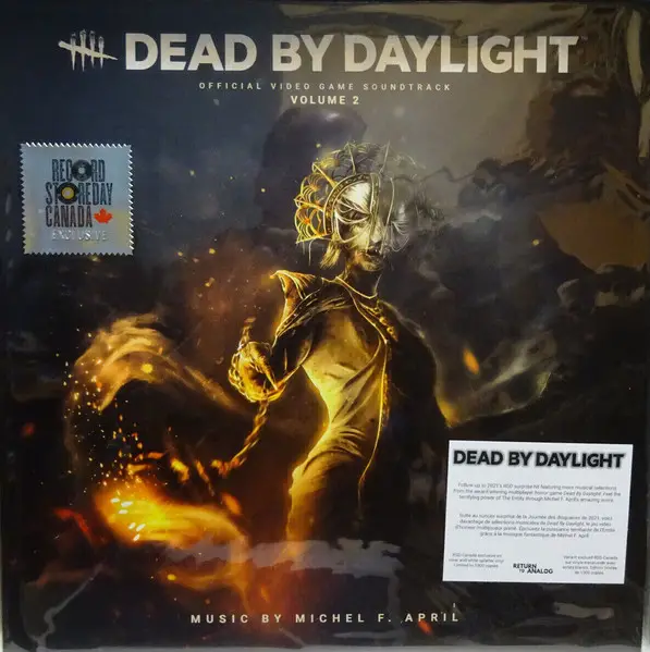 Michel F. April - Dead By Daylight (Official Video Game Soundtrack), Volume 2 (Прозрачный, Белый, Брызги, Record Store Day, Лимитированое)