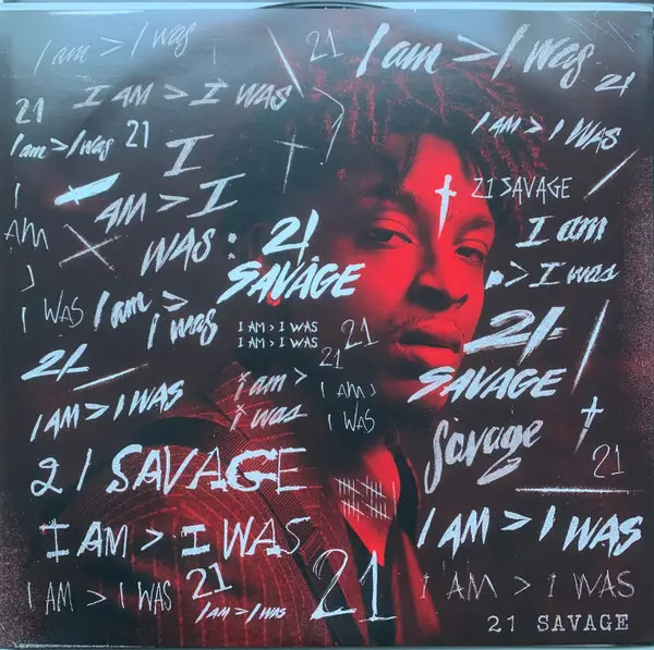 21 Savage - I Am ></noscript> I Was (2 пластинки, LP, Album, Stereo) - фото №10
