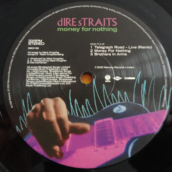 Dire Straits - Money For Nothing (2 пластинки, 180 грамм, Сборник, Переиздание, Ремастеринг) - фото №6
