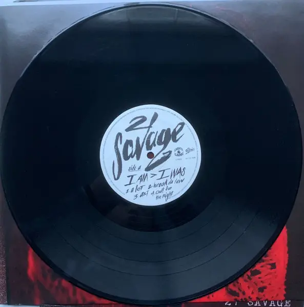 21 Savage - I Am ></noscript> I Was (2 пластинки, LP, Album, Stereo) - фото №7