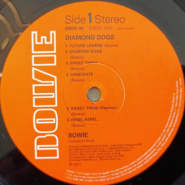 David Bowie - Diamond Dogs (180g, Gatefold, Edition, LP, Album, Reissue, Remastered, Stereo) - фото №7