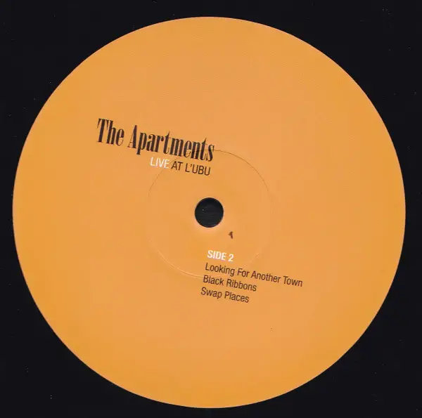 The Apartments - Live At L'Ubu (2 пластинки, Альбом, Лимитированое) - фото №3