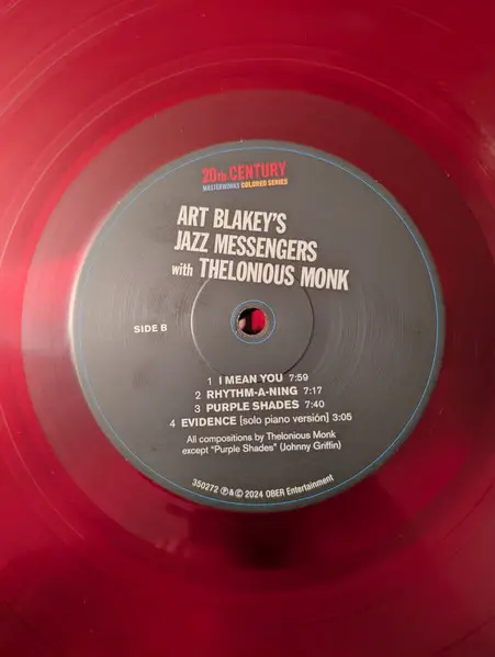 Art Blakey's Jazz Messengers with Thelonious Monk - Art Blakey  (Альбом) - фото №4