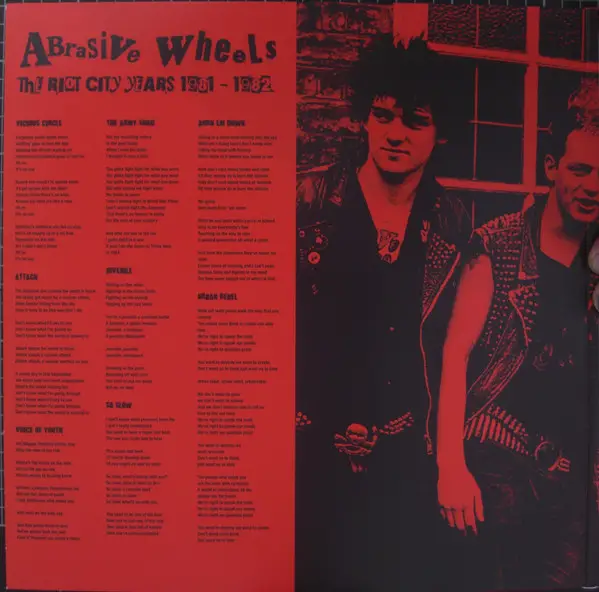 Abrasive Wheels - The Riot City Years 1981 - 1982 (LP, Compilation, Reissue) - фото №3