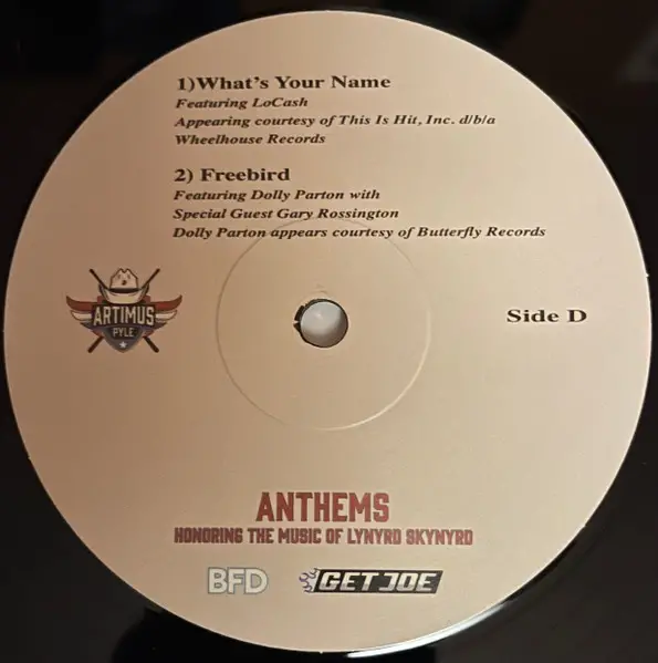 Artimus Pyle & Artimus Pyle Band - Anthems Honoring The Music Of Lynyrd Skynyrd (2 платівки, Альбом, Лимітоване, Пронумерований, Спеціальне видання) - фото №6