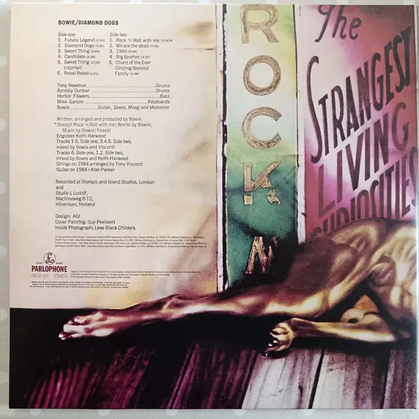 David Bowie - Diamond Dogs (180g, Gatefold, Edition, LP, Album, Reissue, Remastered, Stereo) - фото №2