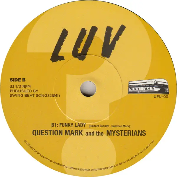? & The Mysterians - The Luv Tracks (33 ⅓ об/мин, EP, Record Store Day, Переиздание) - фото №4