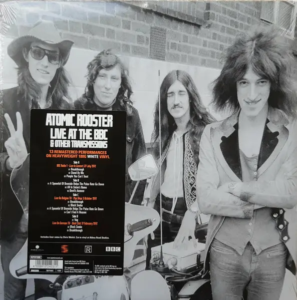 Atomic Rooster - Live At The BBC & Other Transmissions (2 платівки, 180 грам, Білий, Альбом, Збірник, Ремастеринг, Спеціальне видання)