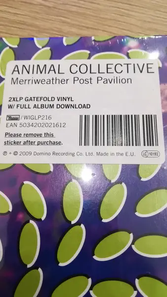 Animal Collective - Merriweather Post Pavilion (2 платівки, Розкладна обкладинка, Альбом, Перевидання) - фото №11