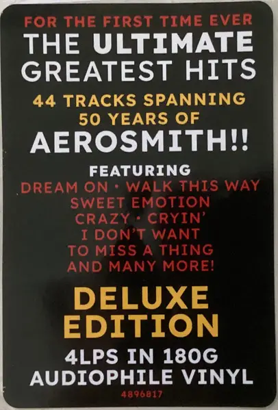 Aerosmith - Greatest Hits (4 пластинки, 180g, LP, Compilation) - фото №9