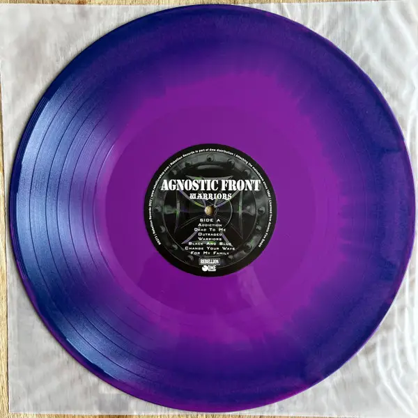 Agnostic Front - Warriors (Purple, Blue, Sea, LP, Album, Reissue) - фото №4