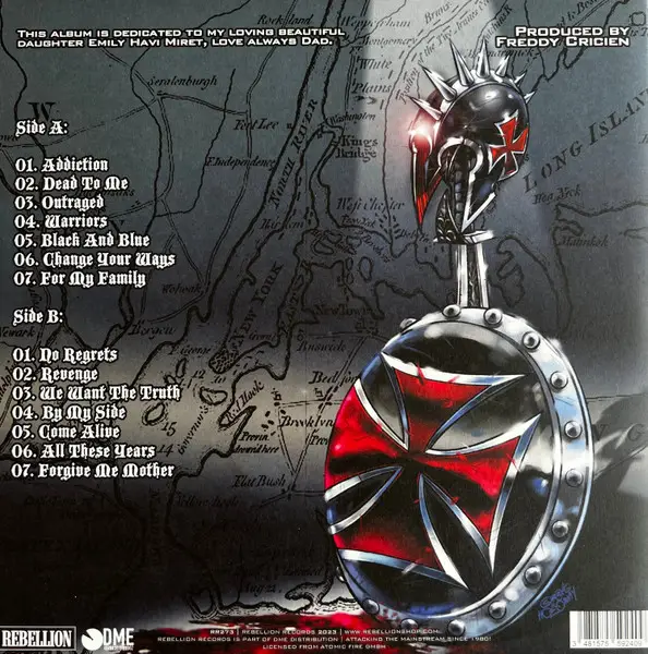 Agnostic Front - Warriors (Purple, Blue, Sea, LP, Album, Reissue) - фото №2