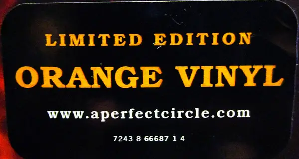 A Perfect Circle - Emotive (2 пластинки, Orange, Translucent, LP, Album) - фото №2