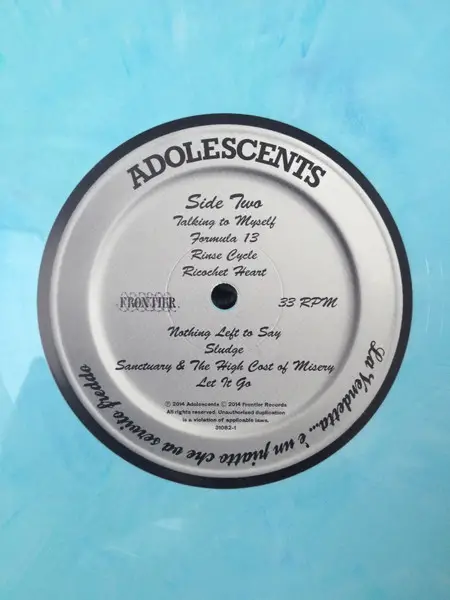 Adolescents - La Vendetta... (Blue, Marble, LP, Album) - фото №8