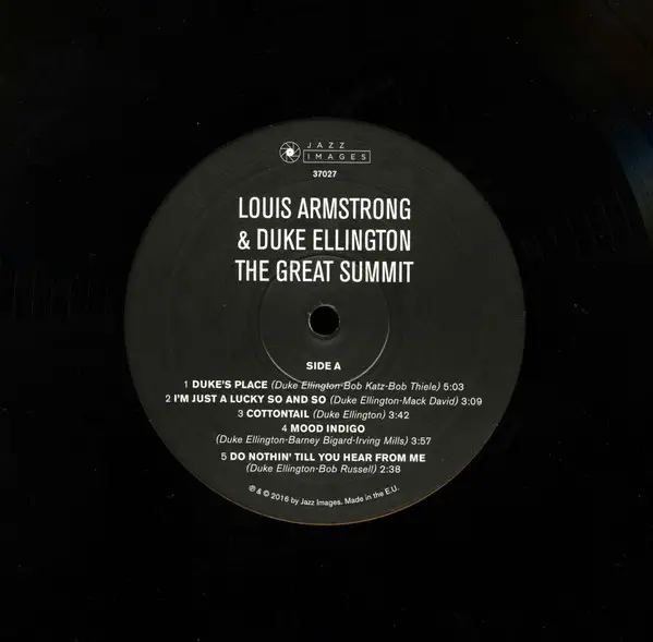 Louis Armstrong & Duke Ellington - The Great Summit (180 грамм, Раскладная обложка, Сборник, Deluxe издание, Лимитированое, Переиздание) - фото №5