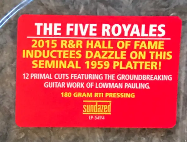 The 5 Royales - The 