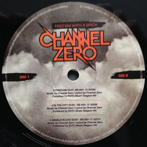 Channel Zero - Feed 'Em With A Brick (2 платівки, LP, Album) - фото №6
