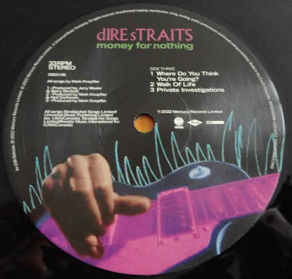 Dire Straits - Money For Nothing (2 пластинки, 180 грамм, Сборник, Переиздание, Ремастеринг) - фото №5