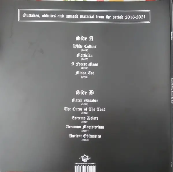 Abysmal Grief - Despise The Living, Desecrate The Dead (LP, Compilation) - фото №2