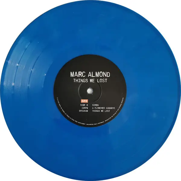 Marc Almond - Things We Lost (Небесно-голубой, Синий, 33 ⅓ об/мин, Мини-альбом, EP, Лимитированое) - фото №6