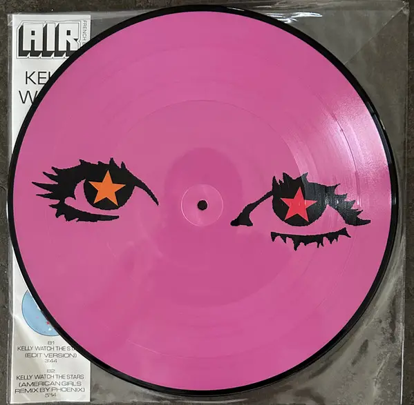 AIR - Kelly Watch The Stars (45 об/мин, Record Store Day, Лимитированое, Пластинка с изображением, Переиздание, Специальное издание) - фото №2