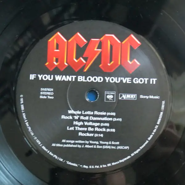 AC/DC - If You Want Blood You've Got It (LP, Album, Reissue, Remastered, Repress, Stereo) - фото №4