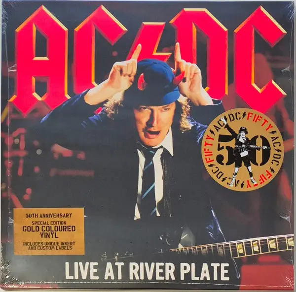 AC/DC - Live At River Plate (3 платівки, Gold, 180g, LP, Album, Reissue, Stereo) - фото №23