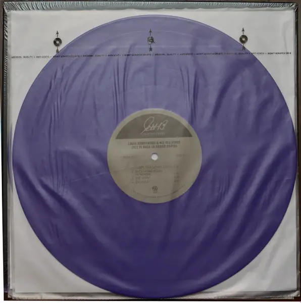 Louis Armstrong - Jazz Is Back In Grand Rapids (2 платівки, Фіолетовий, Альбом, Лимітоване, Перевидання, Ремастеринг) - фото №8