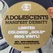 Adolescents - Manifest Density (Gold, LP, Album, Reissue) - фото №8