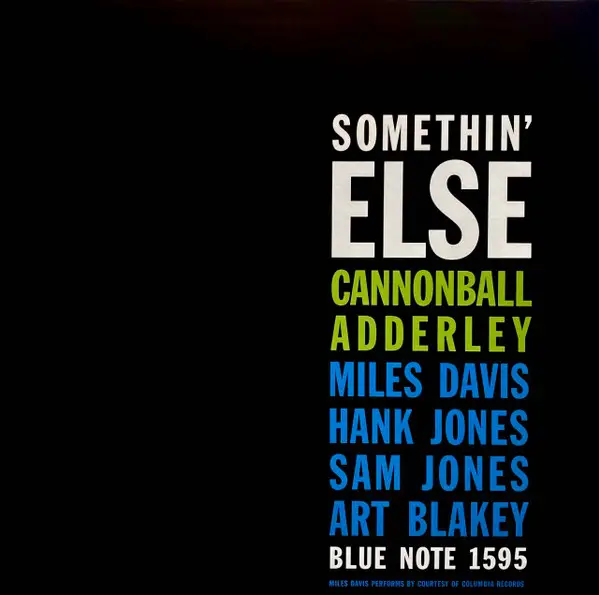 Cannonball Adderley - Somethin' Else (180g, LP, Album, Reissue, Stereo)