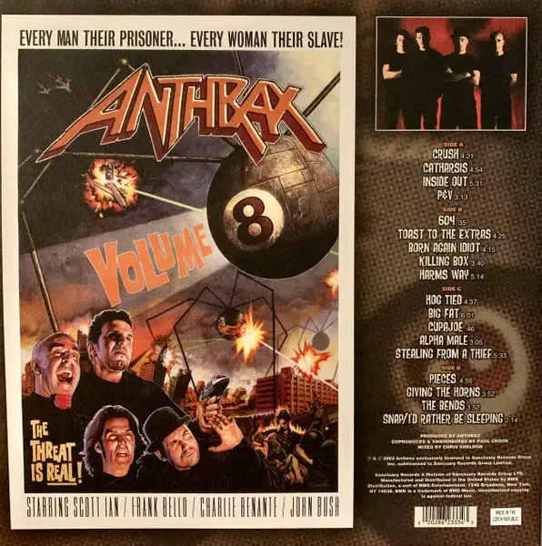 Anthrax - Volume 8 - The Threat Is Real (2 пластинки) - фото №2