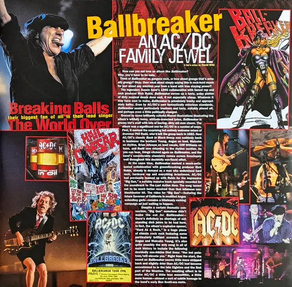 AC/DC - Ballbreaker (Gold, 180g, Edition, LP, Album, Reissue, Remastered, Stereo) - фото №7