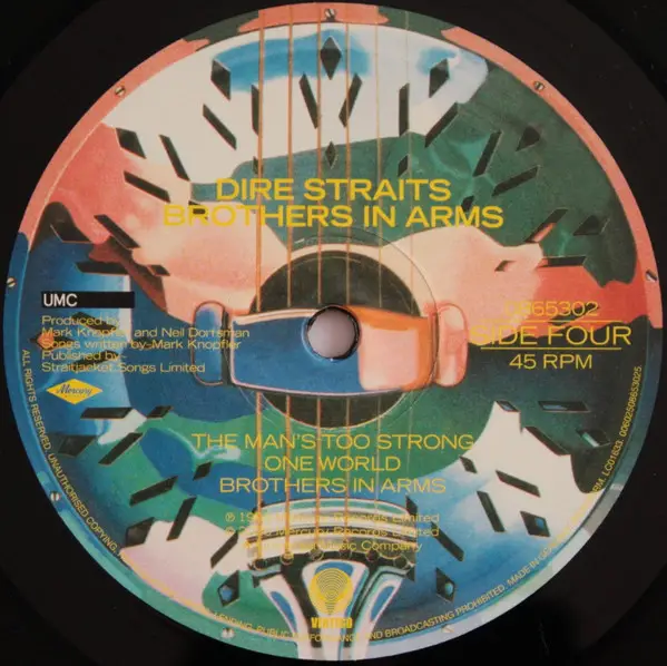 Dire Straits - Brothers In Arms (2 пластинки, Мастеринг на пол-скорости, 180 грамм, 45 об/мин, Альбом, Переиздание, Ремастеринг) - фото №8